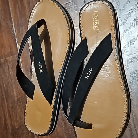 Ralph Lauren Flip Flops - Picture 3 of 4
